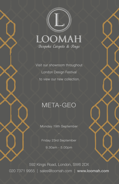 META-GEO: Loomah To Launch New Collection For London Design Festival